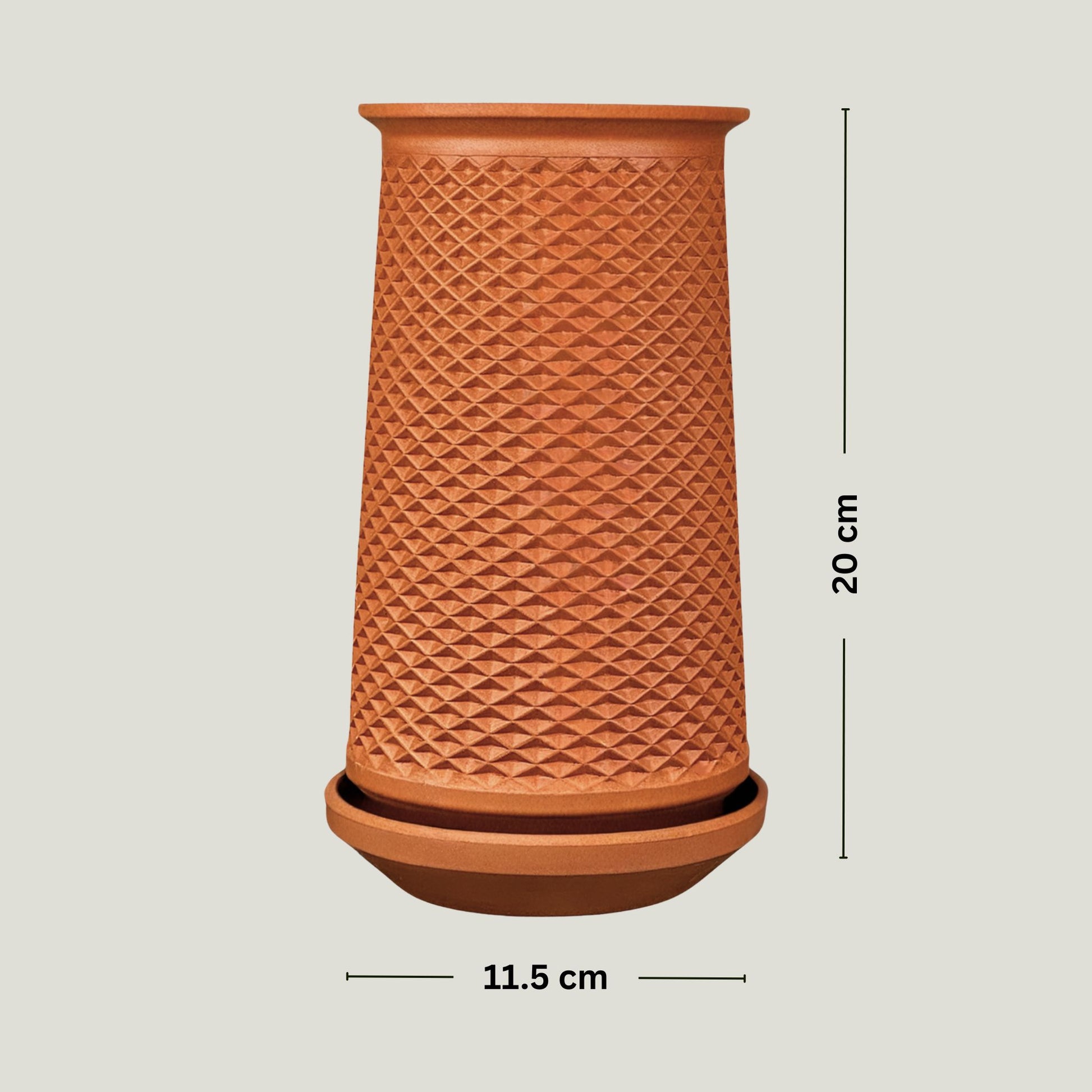 certa self-watering terracotta ceramic planter Plantel Pot