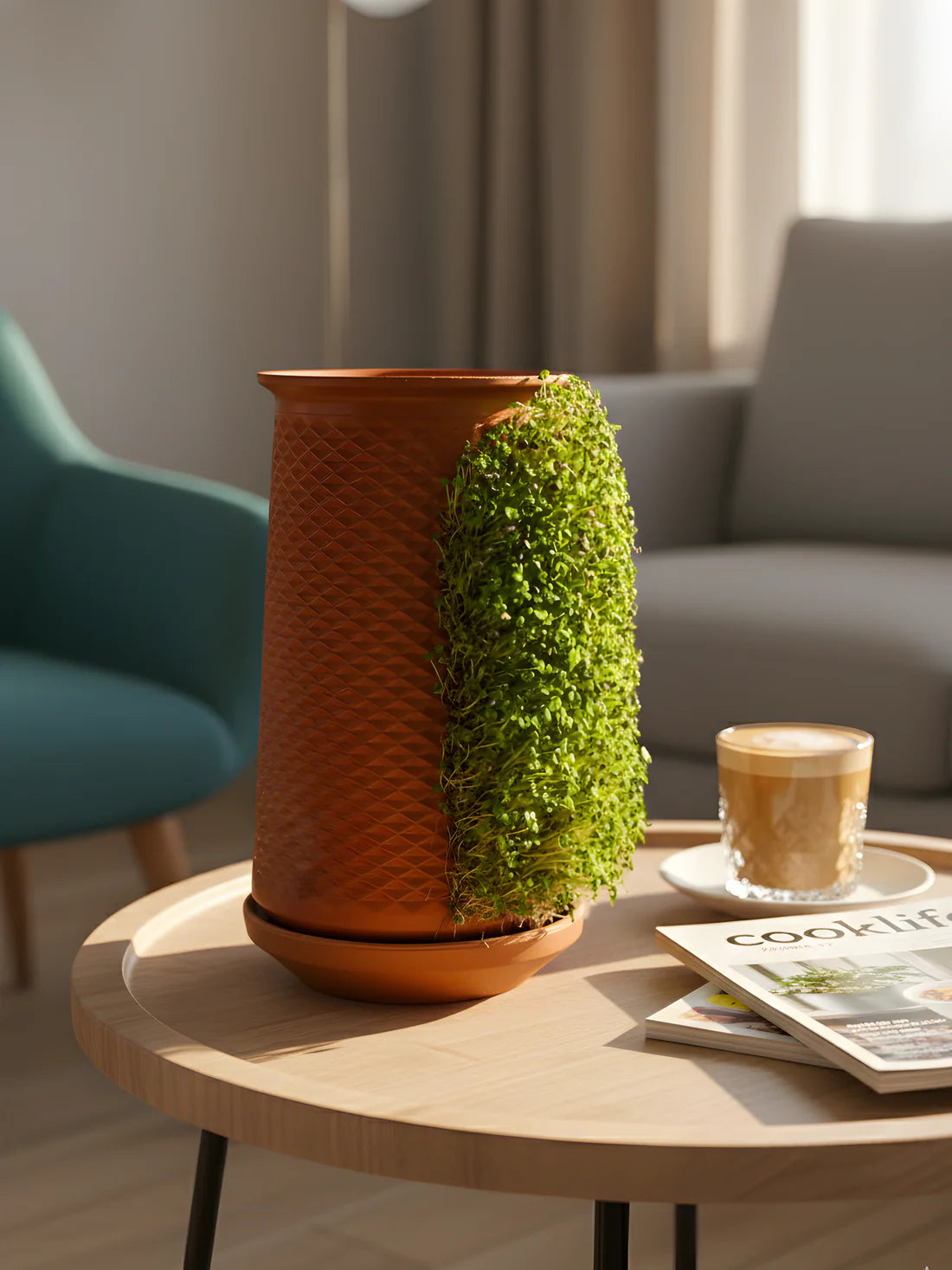 Soilless Hydroponic Handmade Flower Pot | Soilless Plant Growing Decorative Desktop Design