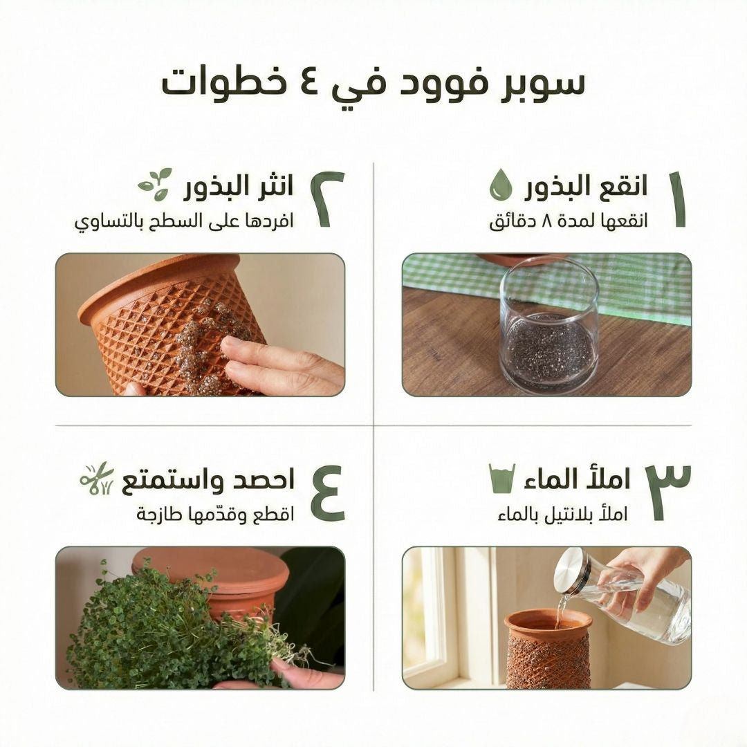 4 easy steps for super food with plantel