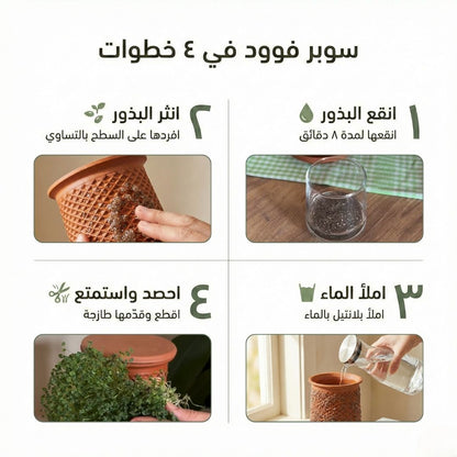 4 easy steps for super food with plantel